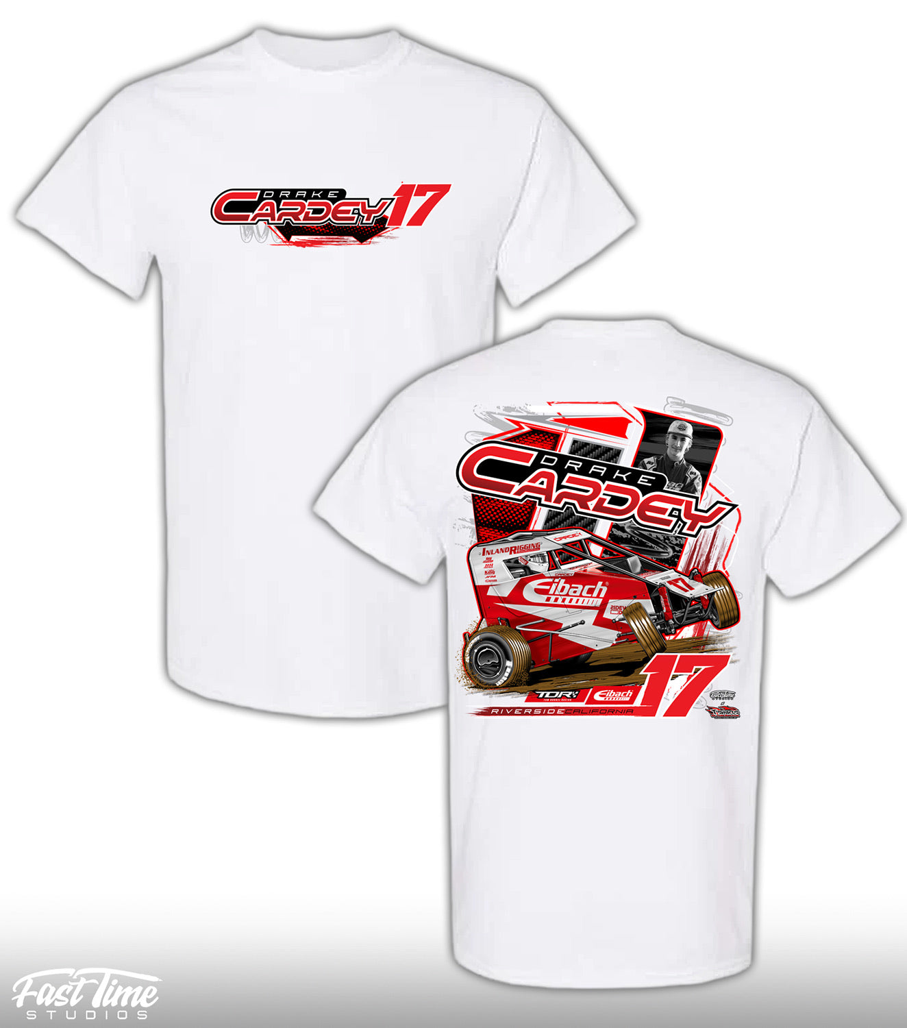 Drake Cardey Eibach Midget White Tee-Shirt
